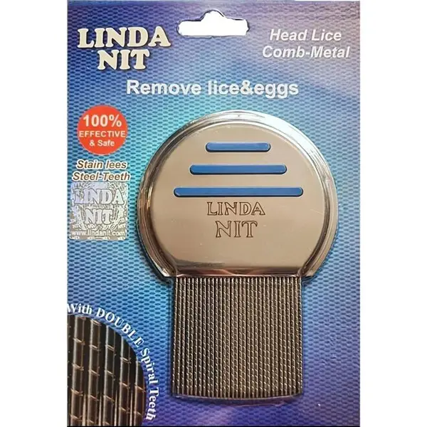 شانه ضد شپش  مدل  تمام استیل   پاک کننده  تخم  شپش