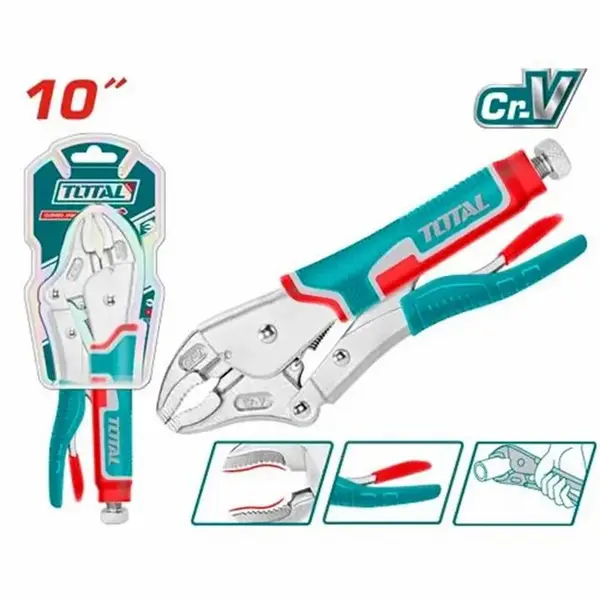 انبر قفلی توتال مدل THT191001 سایز 10 اینچ