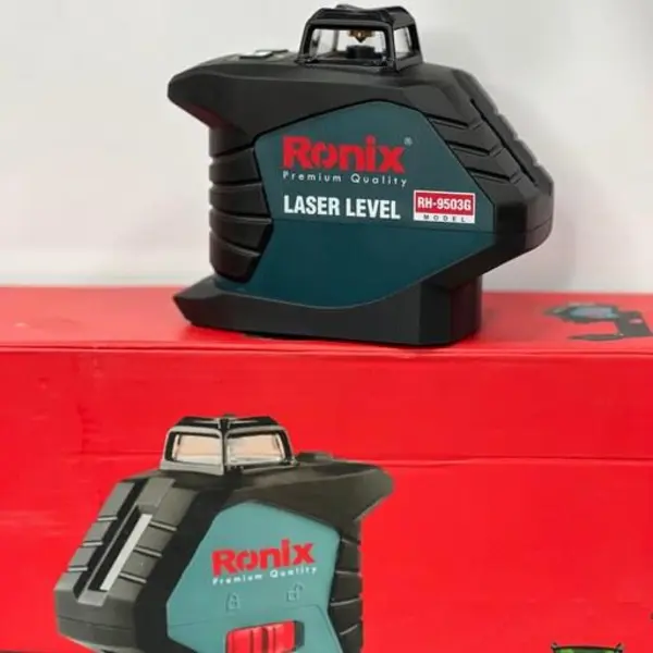 تراز لیزری رونیکس دو خط 360 درجه نور سبز مدل RH-9503G - 4