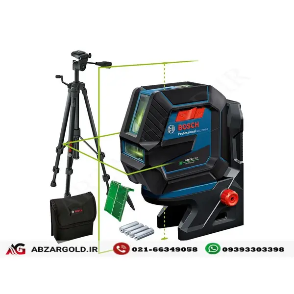 تراز لیزری ترکیبی حرفه ای بوش GCL 2-50 Gbt150 - 4