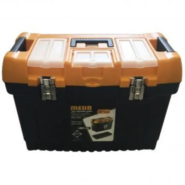 جعبه ابزار 22 اینج قفل فلزی به همراه اورگانایزر کد JMT22 مانو