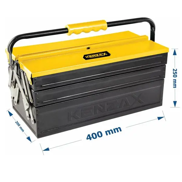 جعبه ابزار فلزی کنزاکس 40 سانتی متر مدل 1403-KTB