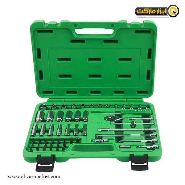 جعبه بکس تاپ تول 55 پارچه 1/4 اینچ مدل GCAI5501 - 3