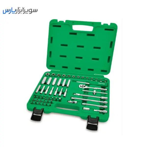 جعبه بکس تاپ تول 55 پارچه 1/4 اینچ مدل GCAI5501 - 4