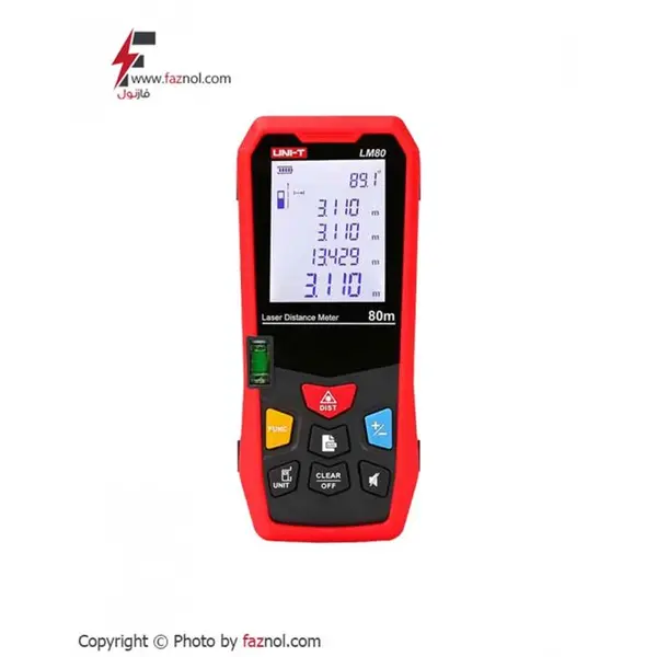 متر لیزری مدل LM80 برند یونیتی