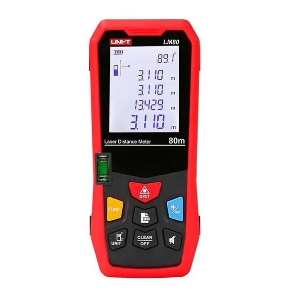 متر لیزری مدل LM80 برند یونیتی