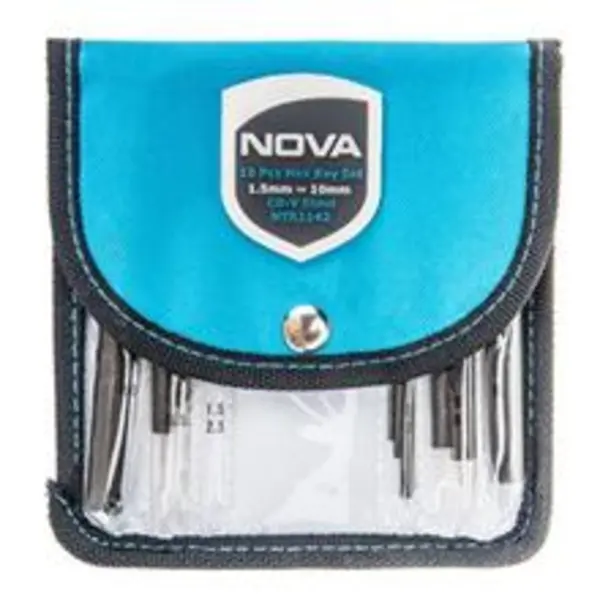 مجموعه 10 عددی آچار آلن نووا مدل NTK1142