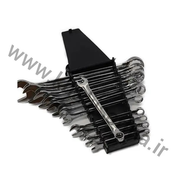 مجموعه 12 عددی آچار یک سر تخت یک سر رینگی هانتر مدل 6-22