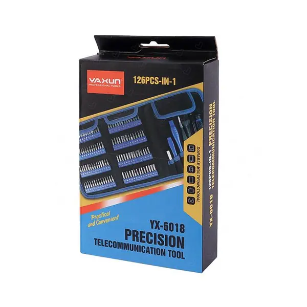 مجموعه 126 عددی سری پیچ گوشتی یاکسون مدل YX-6018