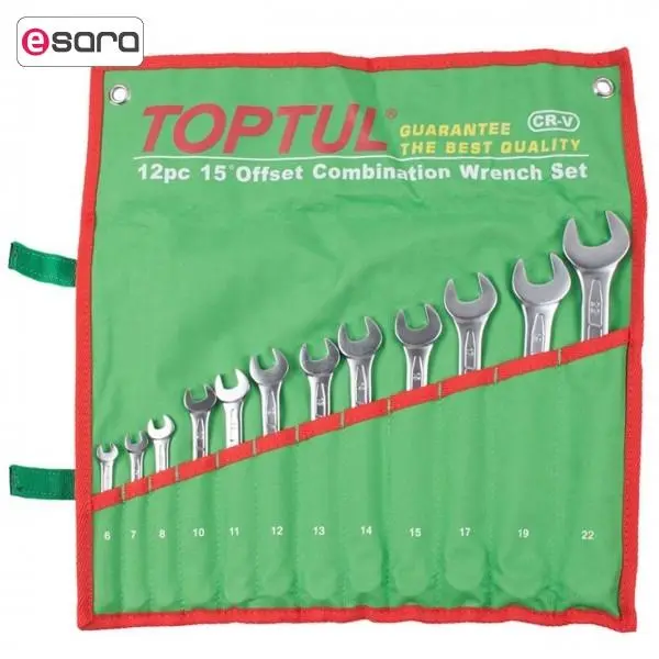 مجموعه 12 عددی آچار یک سر تخت تاپ تول مدل GAAA1213