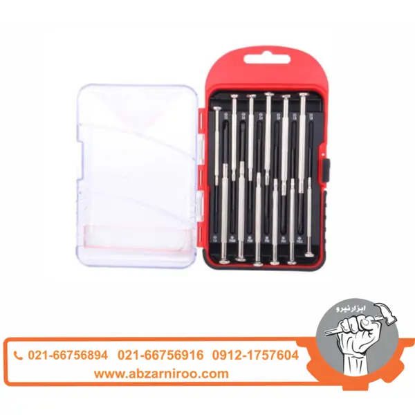 ست 12 عددی پیچ گوشتی ساعتی رونیکس مدل RH-2713