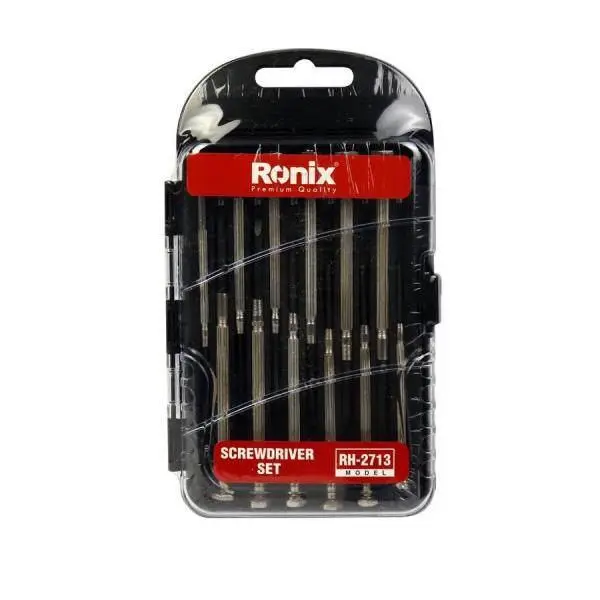 ست 12 عددی پیچ گوشتی ساعتی رونیکس مدل RH-2713