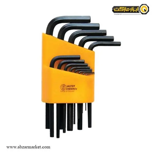 آچار آلن شش گوش واستر کارتی کوتاه 13 عددی مدل VH005