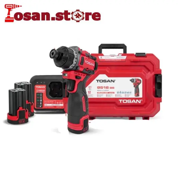 پیچ گوشتی شارژی براشلس 16 ولت توسن مدل 9516BS