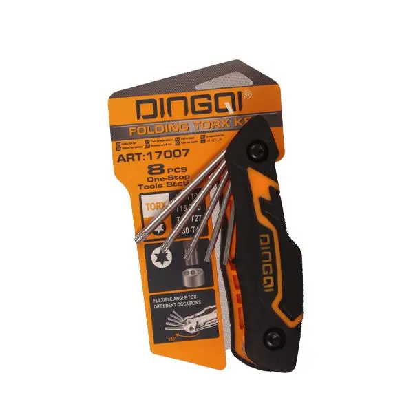 آچار آلن ستاره ای دینگشی مدل 17007 مجموعه 8 عددی