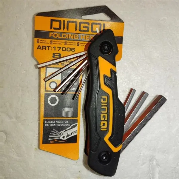 آچار آلن ستاره ای دینگشی مدل 17007 مجموعه 8 عددی