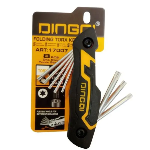 آچار آلن ستاره ای دینگشی مدل 17007 مجموعه 8 عددی