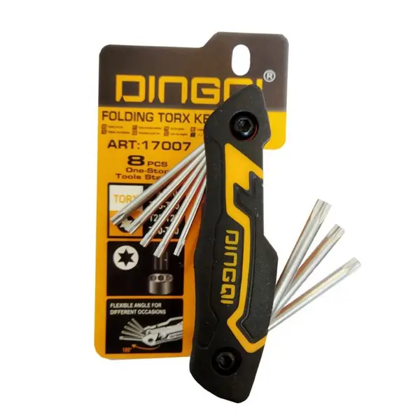 آچار آلن ستاره ای دینگشی مدل 17007 مجموعه 8 عددی