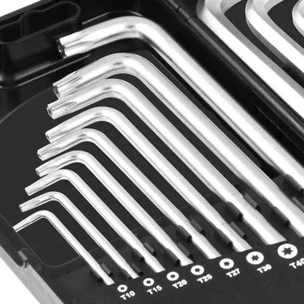 مجموعه 18 عددی آچار آلن و ستاره ای کنزاکس مدل KSK-218