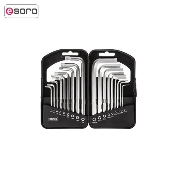 مجموعه 18 عددی آچار آلن و ستاره‌ ای رونیکس مدل RH-2051