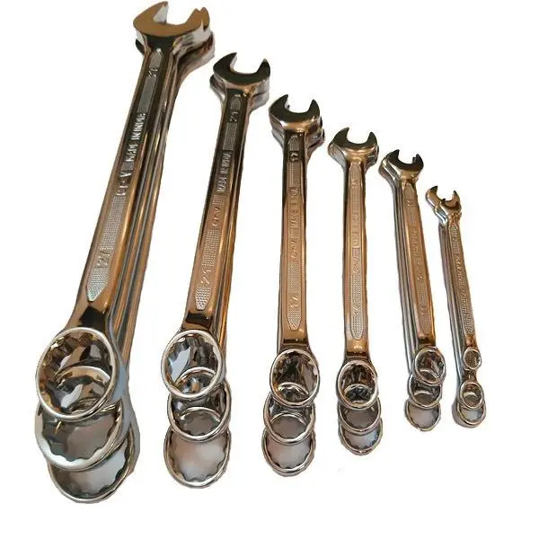 مجموعه 18 عددی آچار یک سر تخت یک سر رینگی توسن مدل TI-101-S18