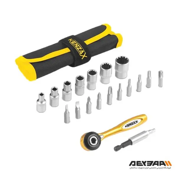 مجموعه 19 عددی سری پیچگوشتی کنزاکس مدل KBR-119