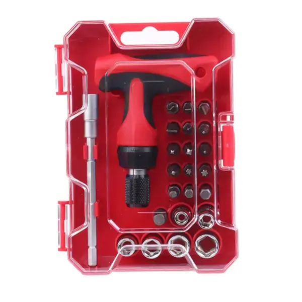 مجموعه 24 عددی پیچ گوشتی جغجغه ای و سری بکس رونیکس مدل RH-2715