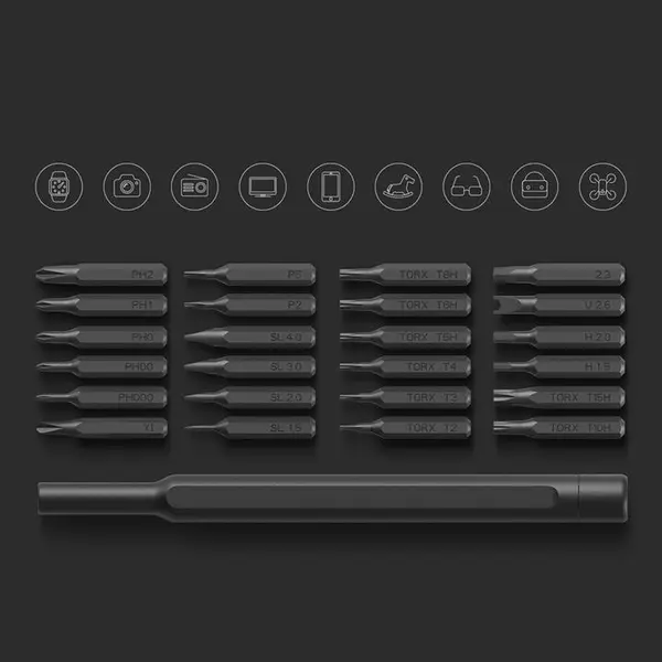 پیچ گوشتی 24 تایی شیائومی Xiaomi Mijia Wiha Kit 24 in 1 Screwdriver