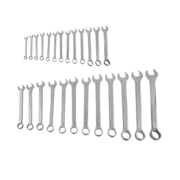 مجموعه 25 عددی آچار یکسر تخت یکسر رینگی آتا مدل BX2500 - 4