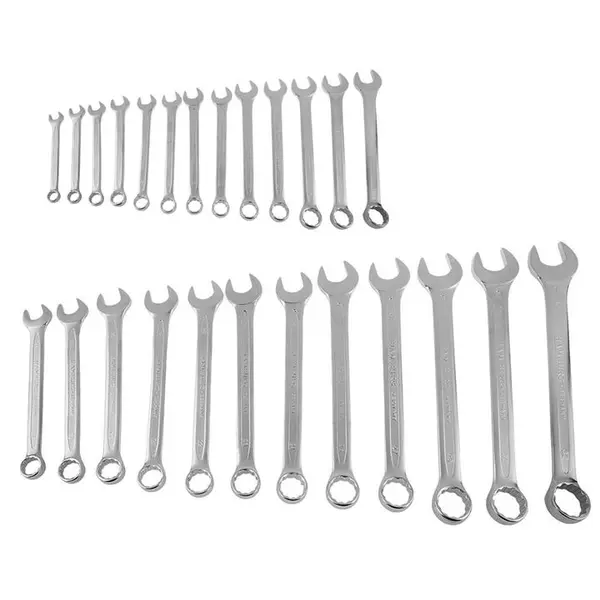 مجموعه 25 عددی آچار یکسر تخت یکسر رینگی آتا مدل BX2500 - 2