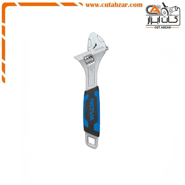 آچار فرانسه روکش دار نووا مدل 3054 سایز 12 اینچ