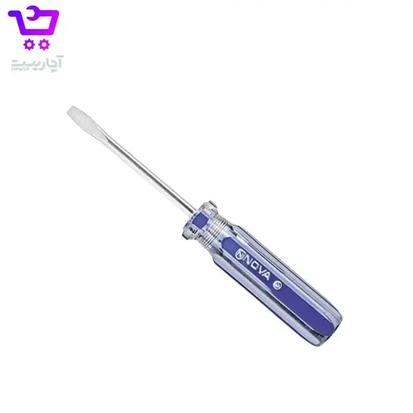 پیچ گوشتی دسته کریستالی دوسو سایز 3*100 نووا مدل NTS1112 - 2