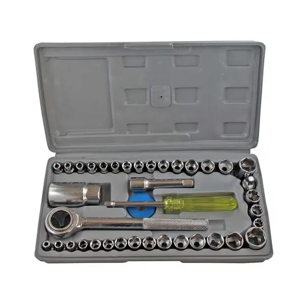 مجموعه 40 عددی آچار بکس و دسته آچار آیوا مدل G 680