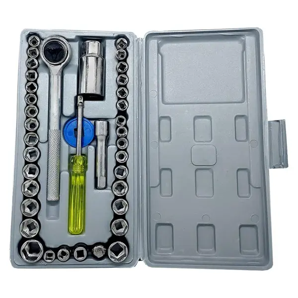 مجموعه 40 عددی آچار بکس و دسته آچار آیوا مدل G 680