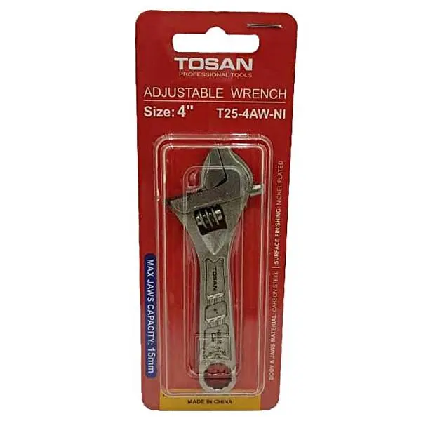 آچار فرانسه توسن سایز 4 اینچ مدل AFTA004