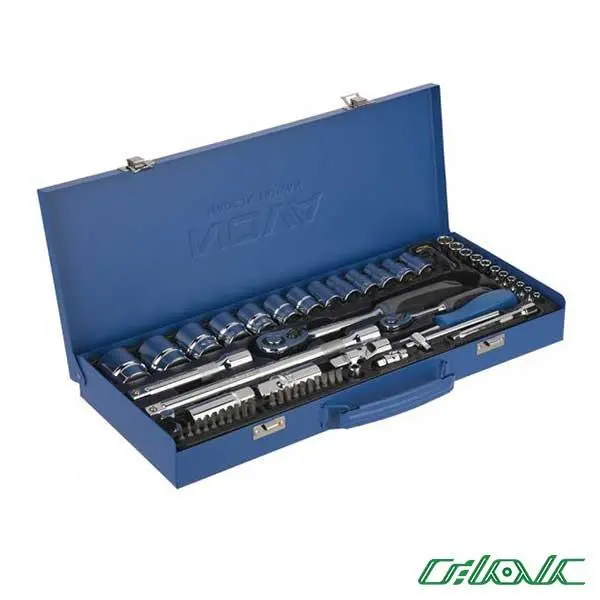 مجموعه 60 عددی سری بکس و پیچ گوشتی نووا مدل NTS 7016