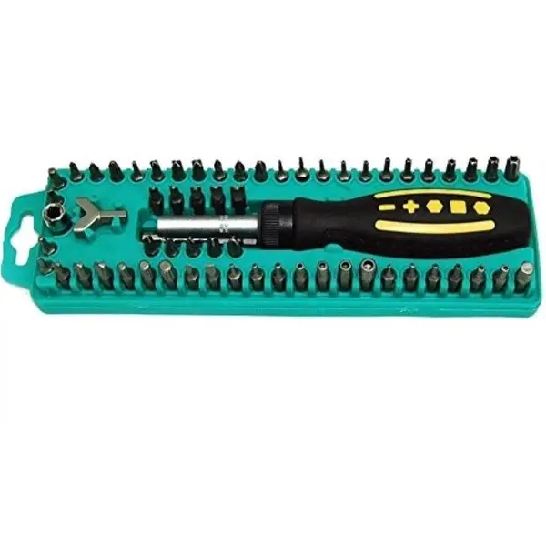 مجموعه 62 عددی سری پیچ گوشتی پروسکیت  مدل SD-205 - 2