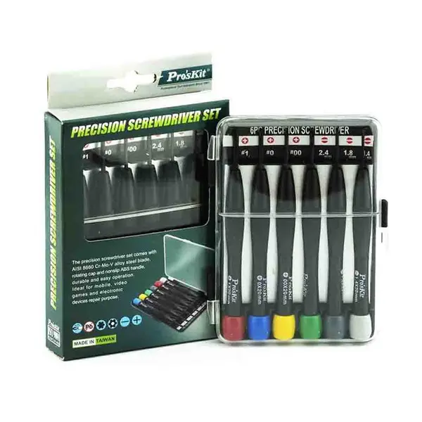 مجموعه 6 عددی پیچ گوشتی پروسکیت مدل 8PK-2061 - 3