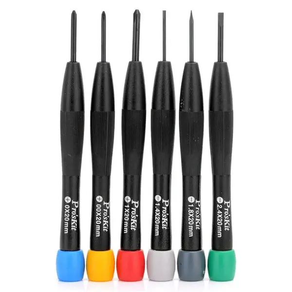 مجموعه 6 عددی پیچ گوشتی پروسکیت مدل 8PK-2061 - 2