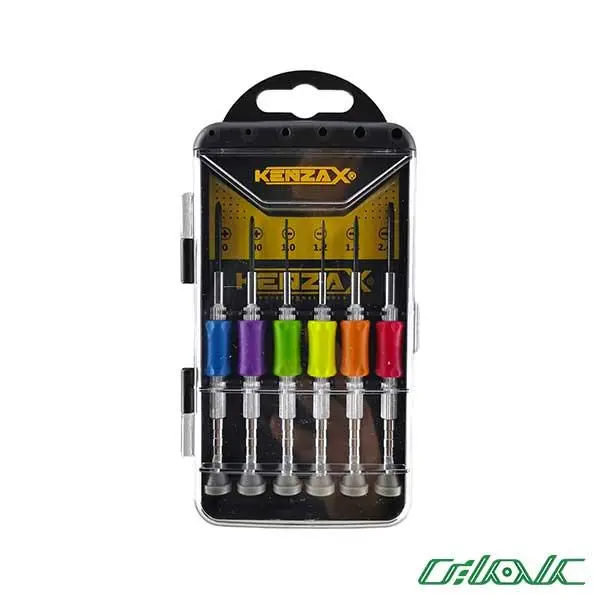 مجموعه 6 عددی پیچ گوشتی ساعتی کنزاکس مدل KPS-106