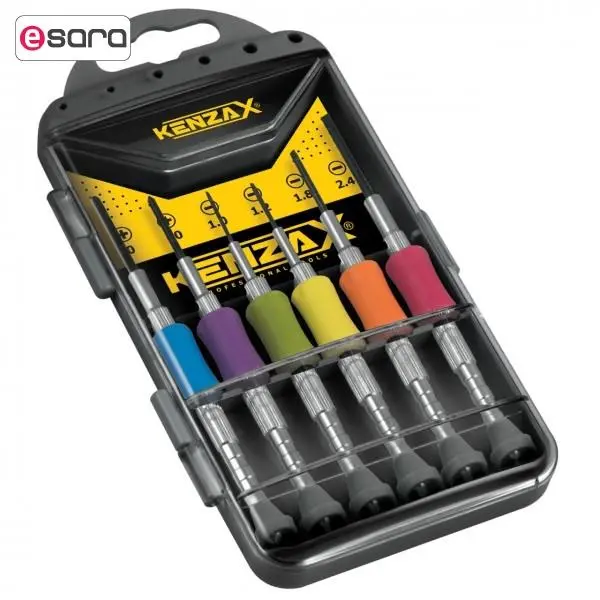 مجموعه 6 عددی پیچ گوشتی ساعتی کنزاکس مدل KPS-106