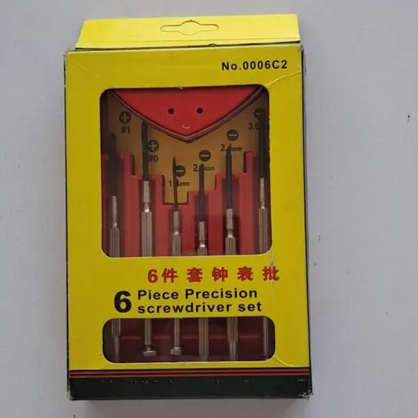 مجموعه 6 عددی پیچ گوشتی ساعتی پروسکیت مدل SD-9815