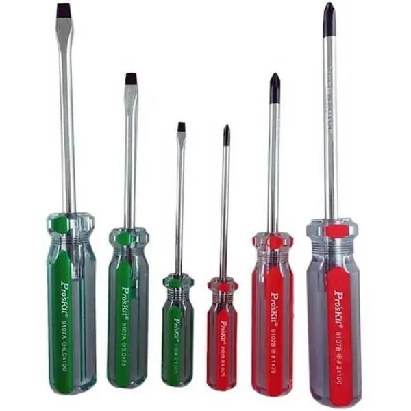 مجموعه 6 عددی پیچ گوشتی پروسکیت مدل SW-9106 - 2
