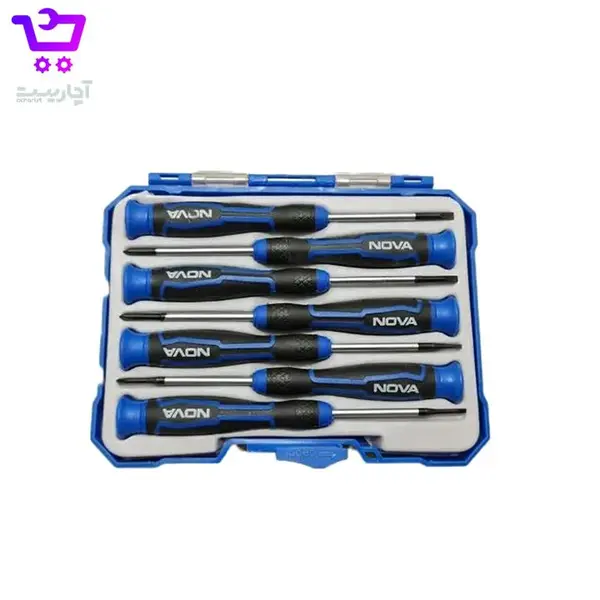 مجموعه 7 عددی پیچ گوشتی ساعتی نووا مدل 1339