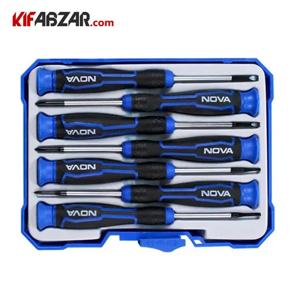 مجموعه 7 عددی پیچ گوشتی ساعتی نووا مدل 1339