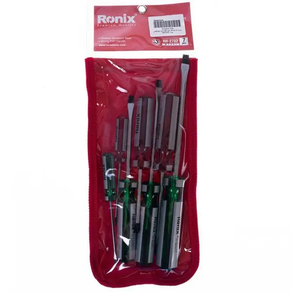 مجموعه 7 تایی پیچ‌ گوشتی رونیکس مدل RH-2701