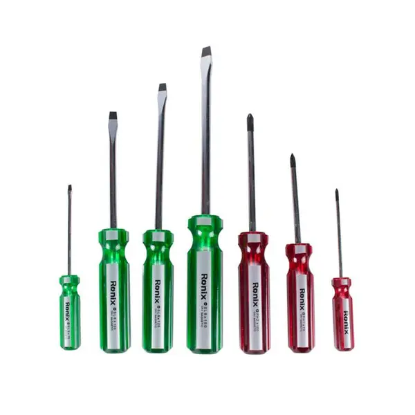 مجموعه 7 تایی پیچ‌ گوشتی رونیکس مدل RH-2701