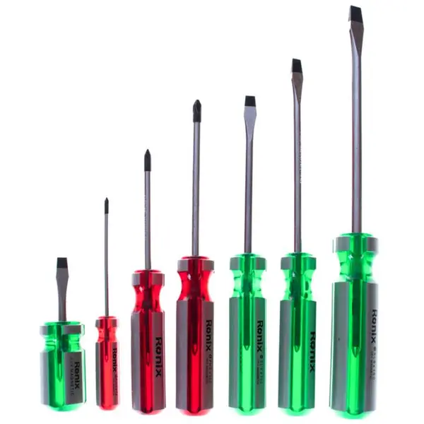 مجموعه 7 تایی پیچ‌ گوشتی رونیکس مدل RH-2701