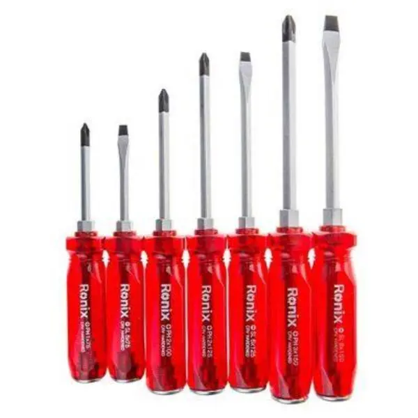 مجموعه 7 تایی پیچ‌ گوشتی رونیکس مدل RH-2906