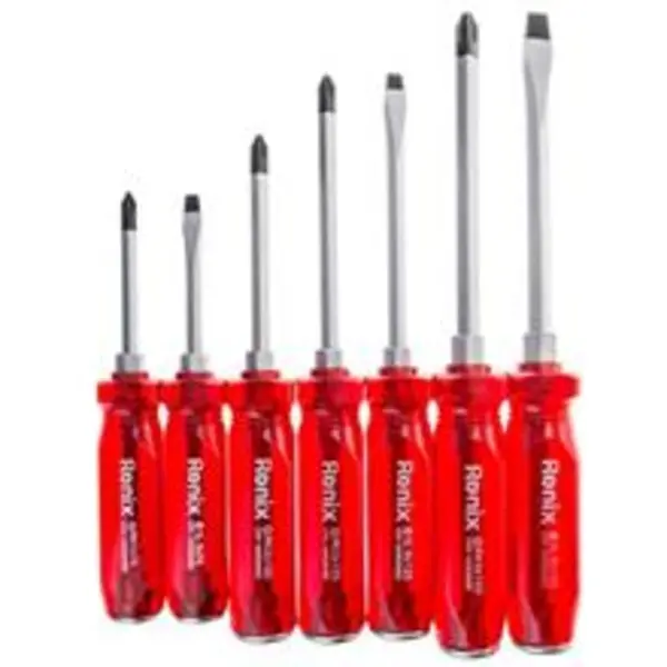 مجموعه 7 تایی پیچ‌ گوشتی رونیکس مدل RH-2906